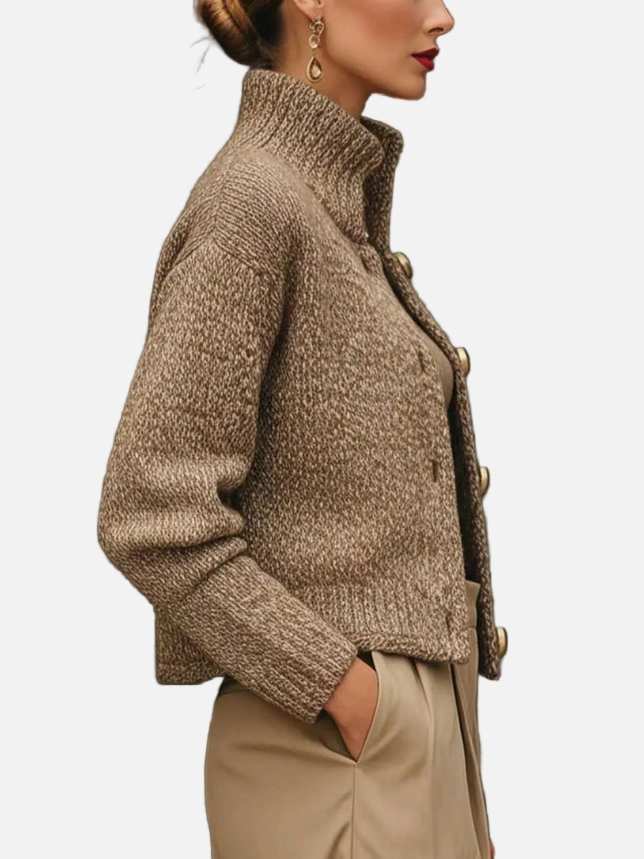 Adeline | Zamówiona Kurtka z Mieszanki Wełny