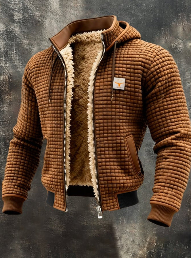 Borys™ - Elegancki kurtka pikowana z wykończonym kołnierzem