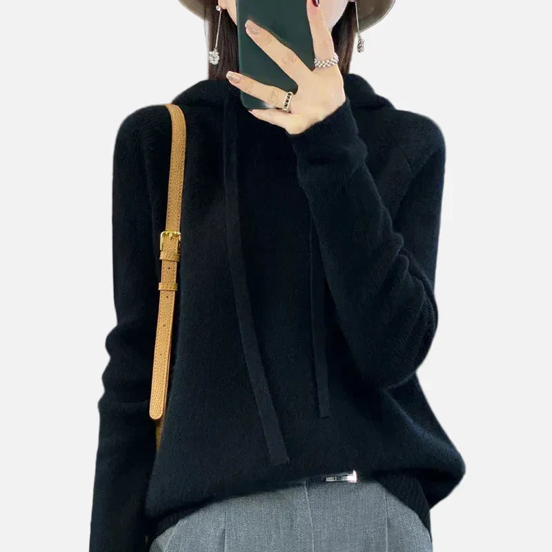 Hana | Zimowy Damski Sweter z Wełny Merino