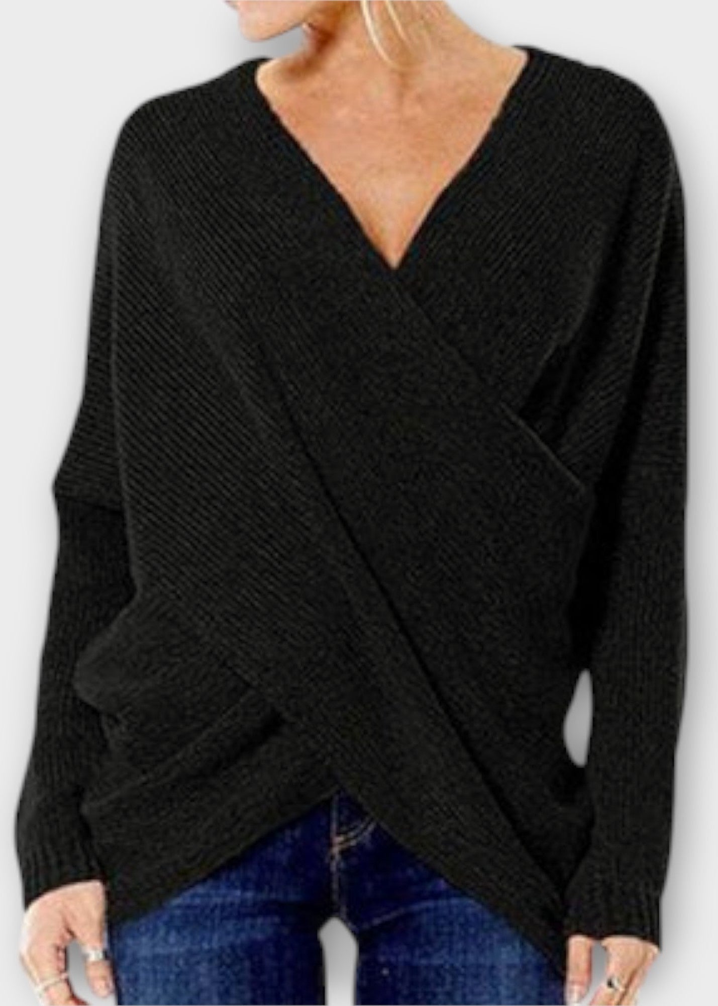 Heidi | Przeplatany sweter